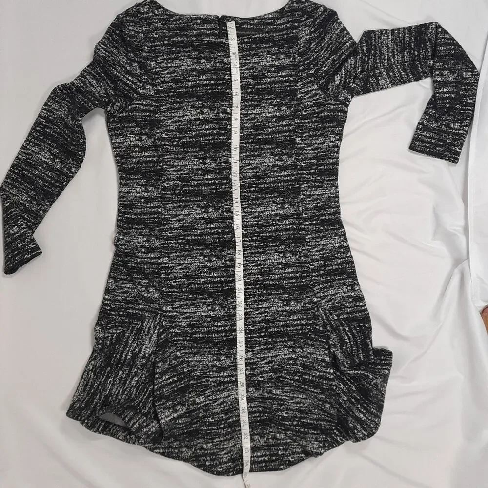 Banana Republic Black White Stretch Dress Women 12 Classic Corpcore Business - Picture 7 of 7